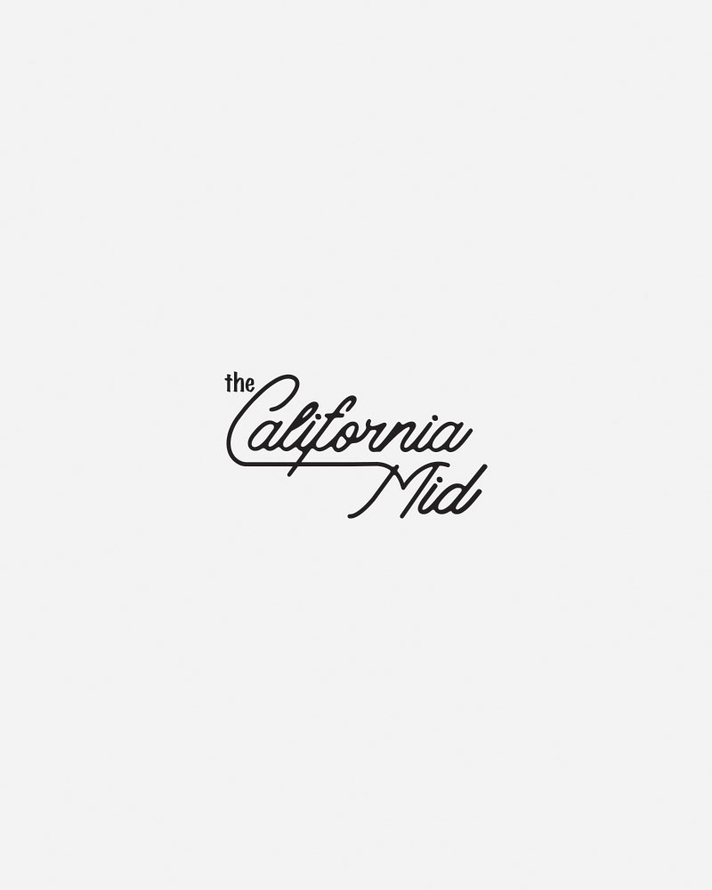 Text logo for "the California Mid" on a white background.