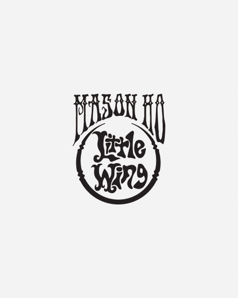 Black logo featuring "Mason Ho Little Wing" text design.
