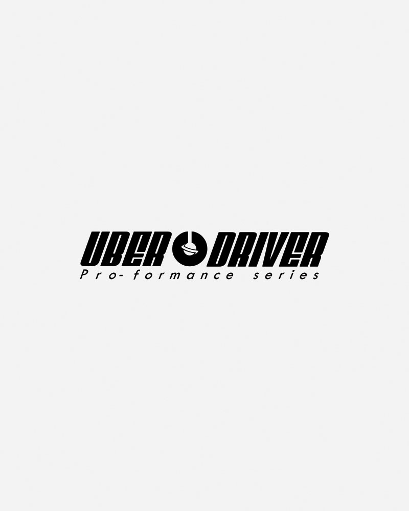 Logo for "Uber Driver" Pro-formance series in black text.